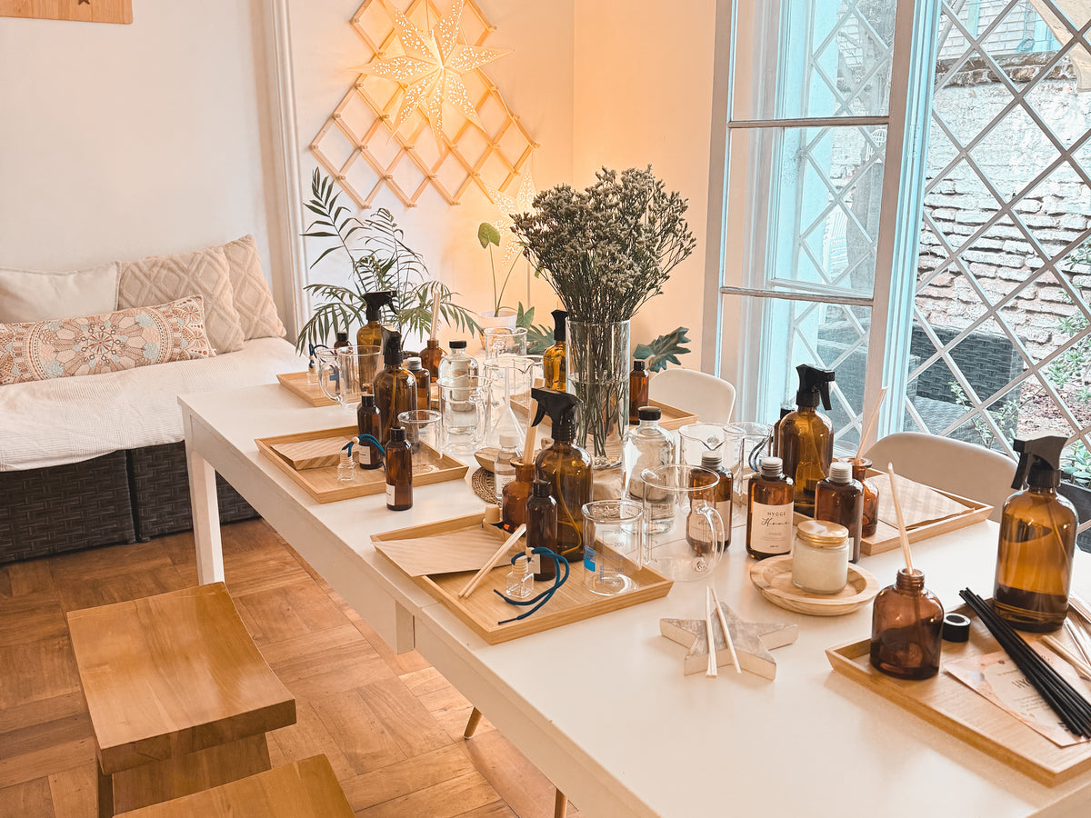 Workshop intensivo velas de soya, Home spray y home diffuser