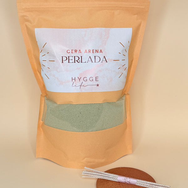 Cera arena perlada Verde