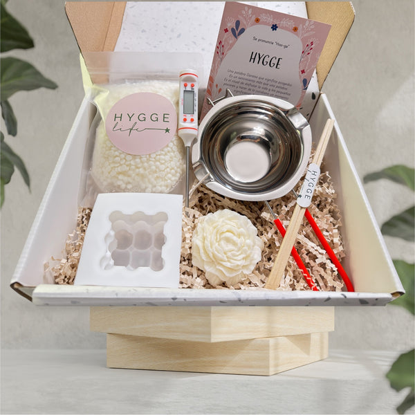 Kit inicial vela pilar Bubble+ regalo e-Book " HYGGE la ruta hacia una vida más feliz"