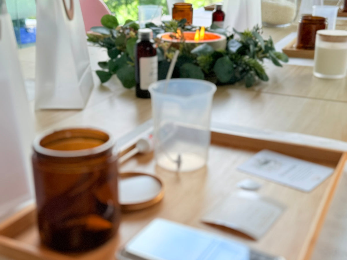Workshop de velas & Fragancias para velas