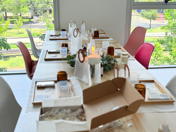 Workshop de velas & Fragancias para velas