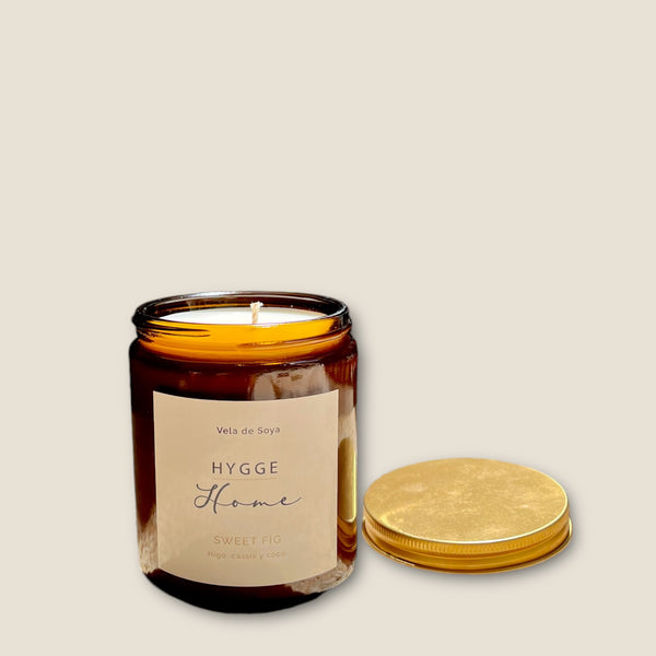 Vela de soya Ambar 200 Grs.