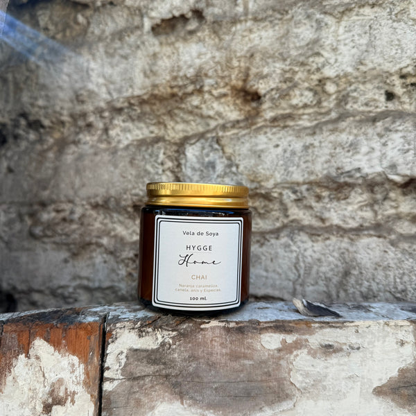 Vela de soya ambar 100 Grs.