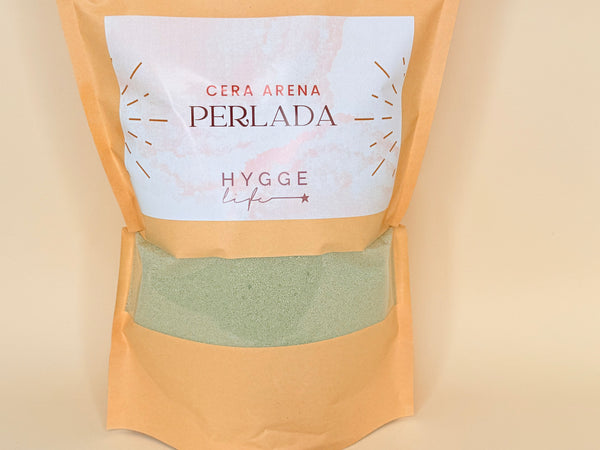 Cera arena perlada Verde