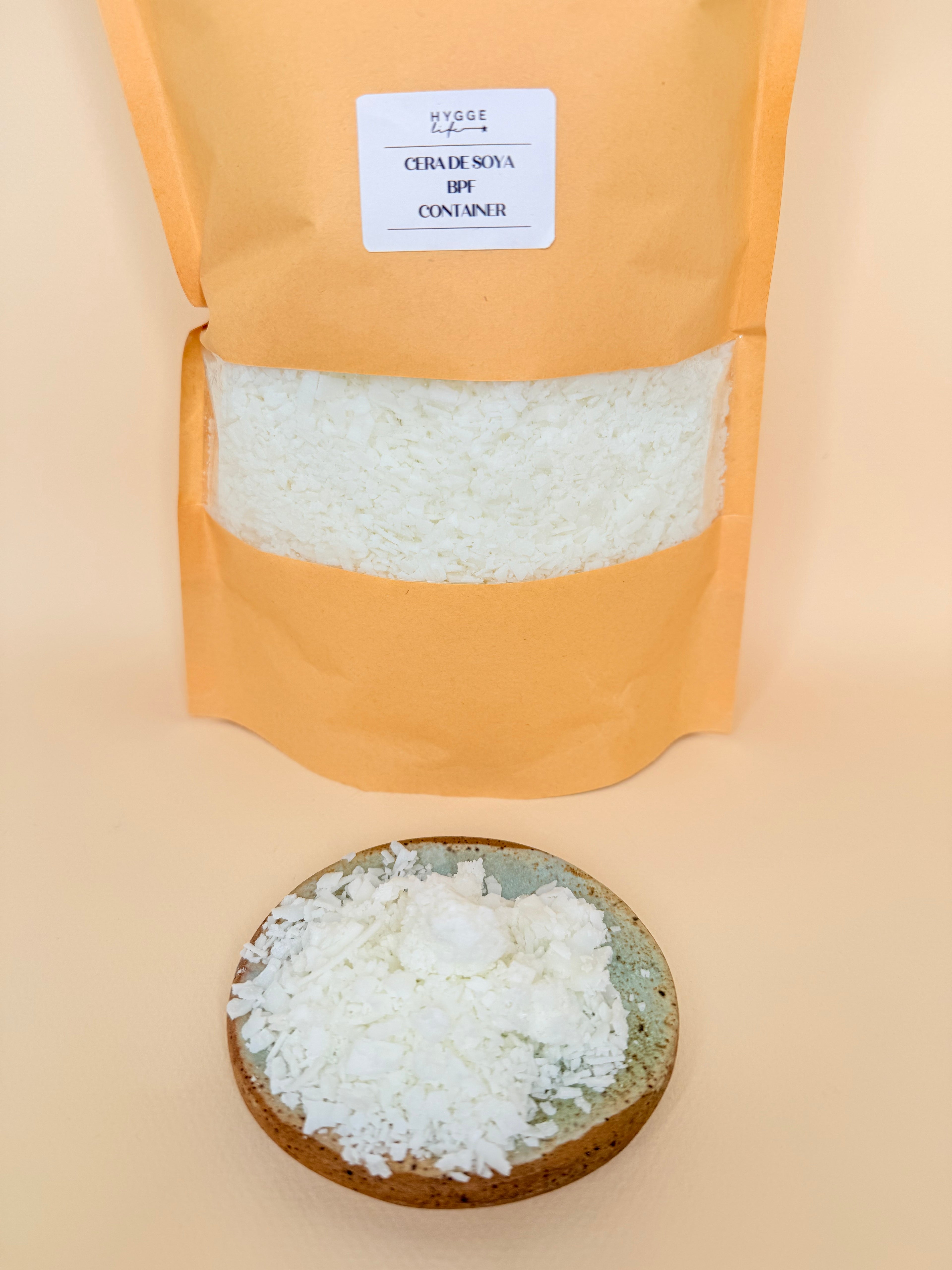 Cera de soya Contenedor BPF