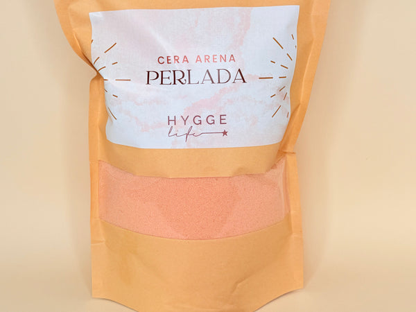 Cera arena perlada coral