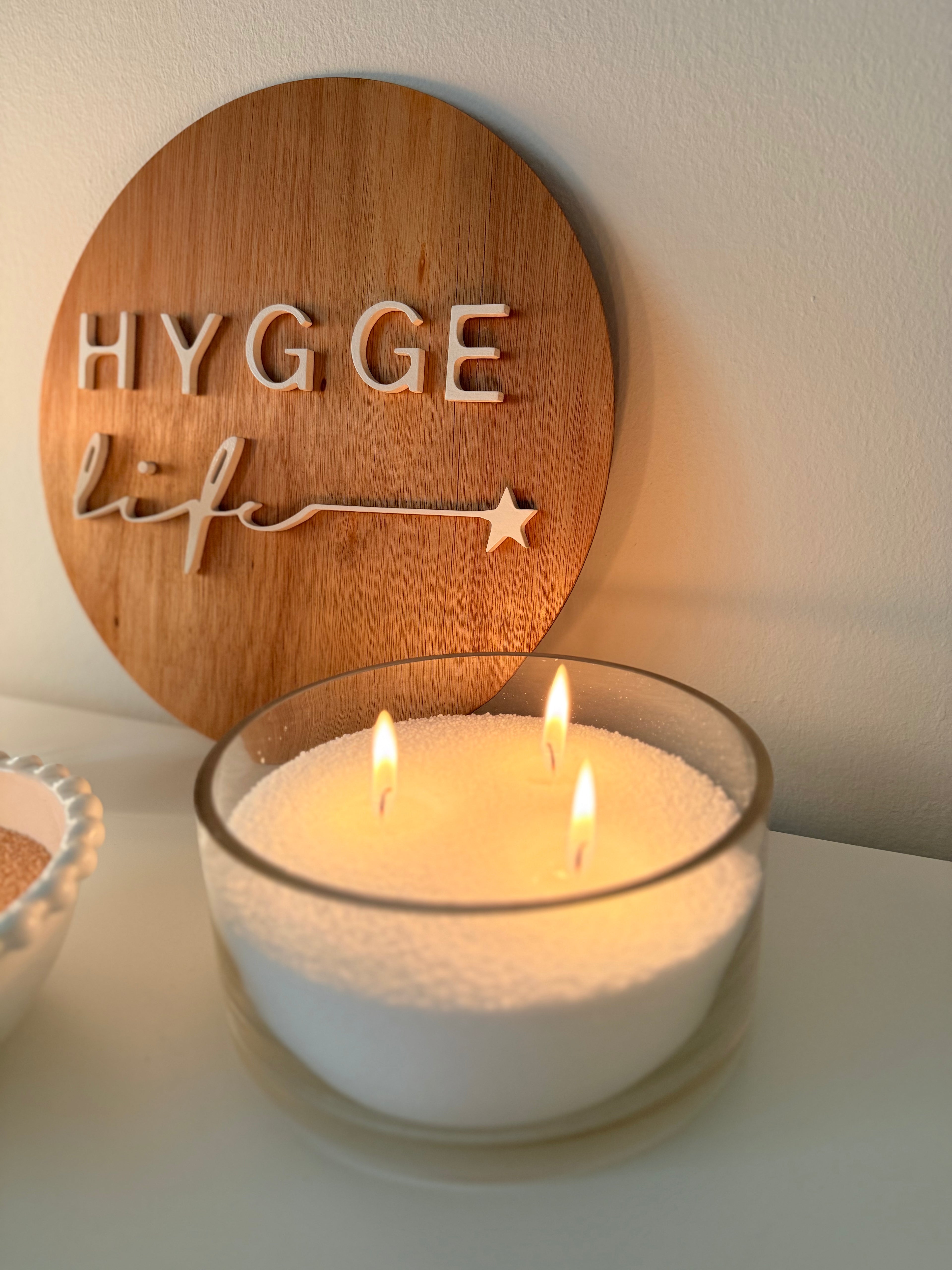 Cera arena perlada blanca