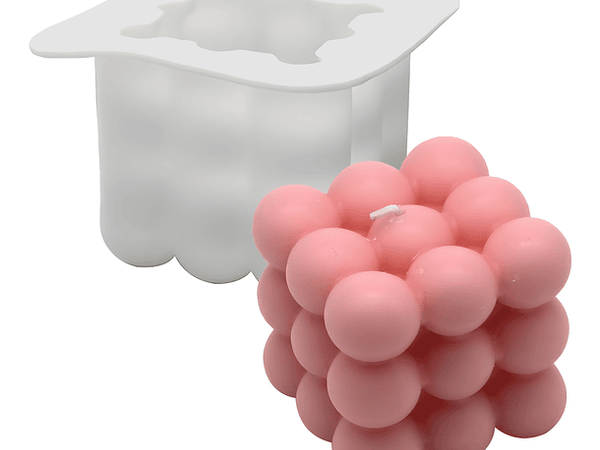 Molde De Silicona Para Velas Bubble