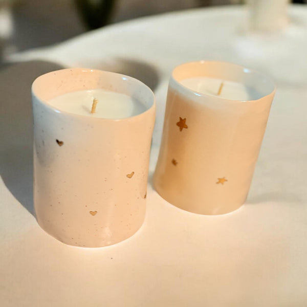 Vela jardín de estrellas