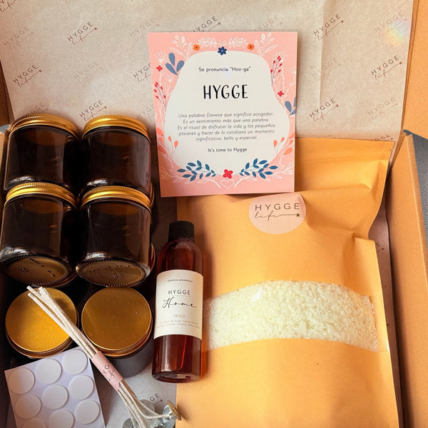 Kit Completo para Elaboración de Velas de Soya - 10 Envases de Vidrio Ámbar